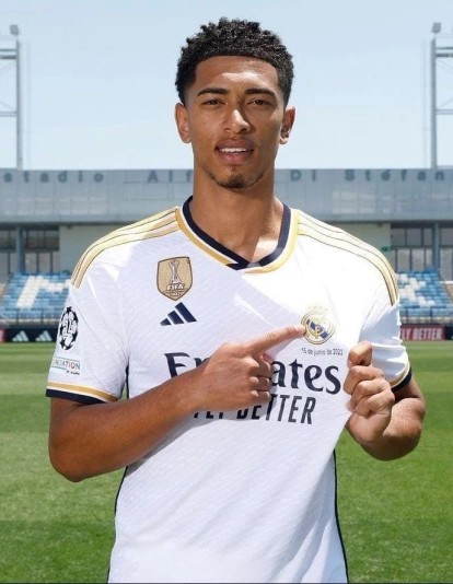 Jude Bellingham en el día de su presentación con el Real Madrid