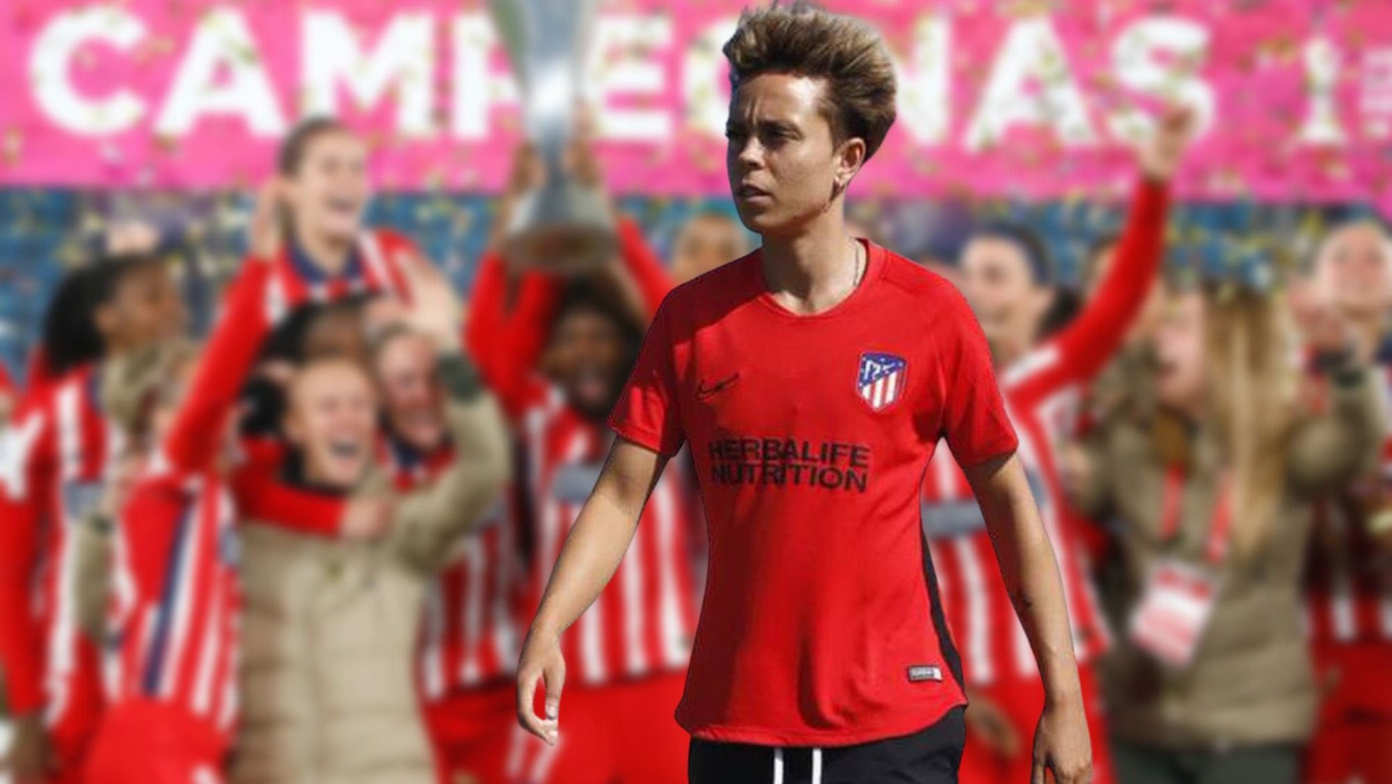 Las jugadoras del Atleti ante una prima bochornosa