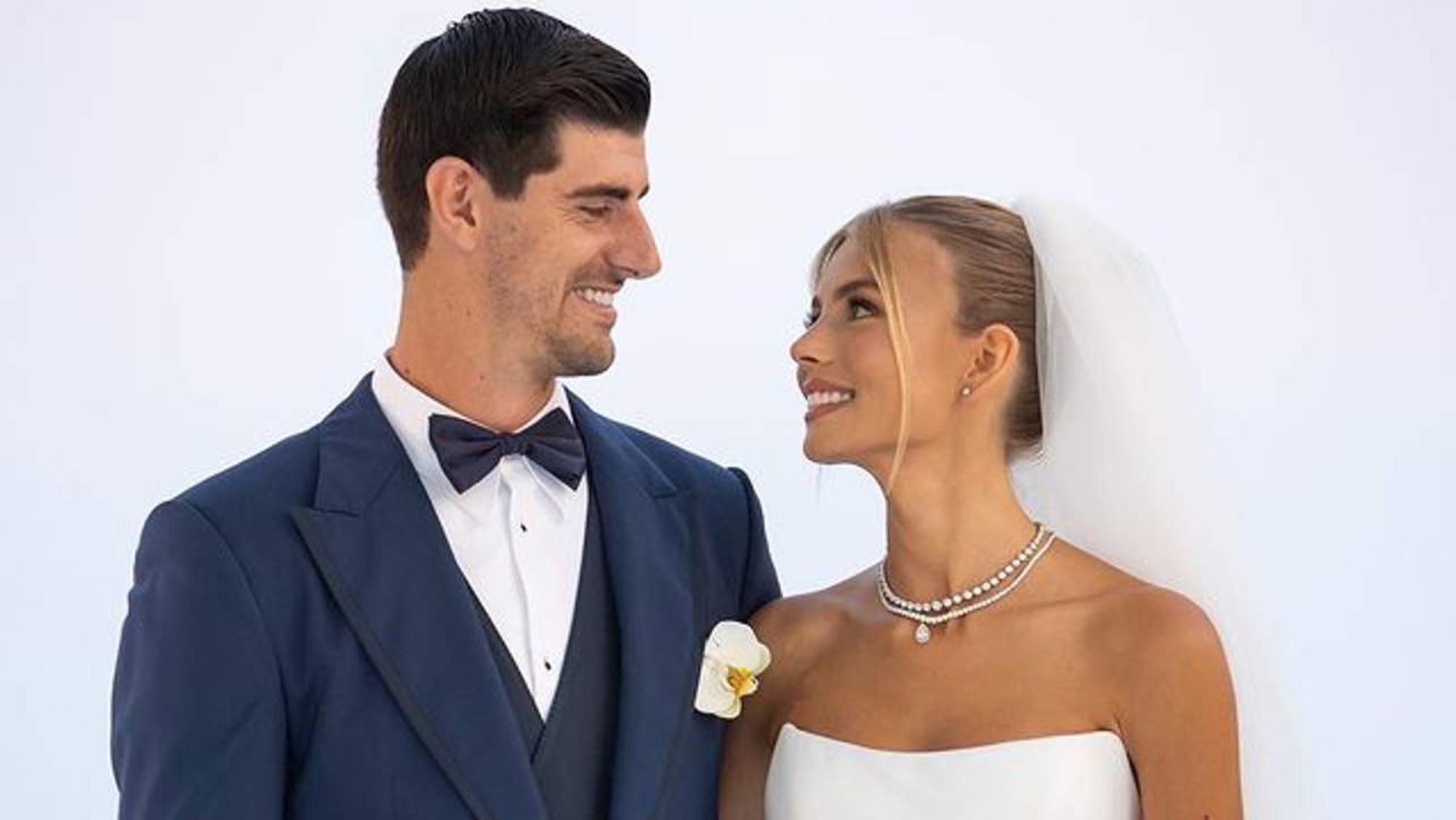 Thibaut Courtois y Mishel Zergiz se dieron el "sí, quiero" el pasado 26 de junio