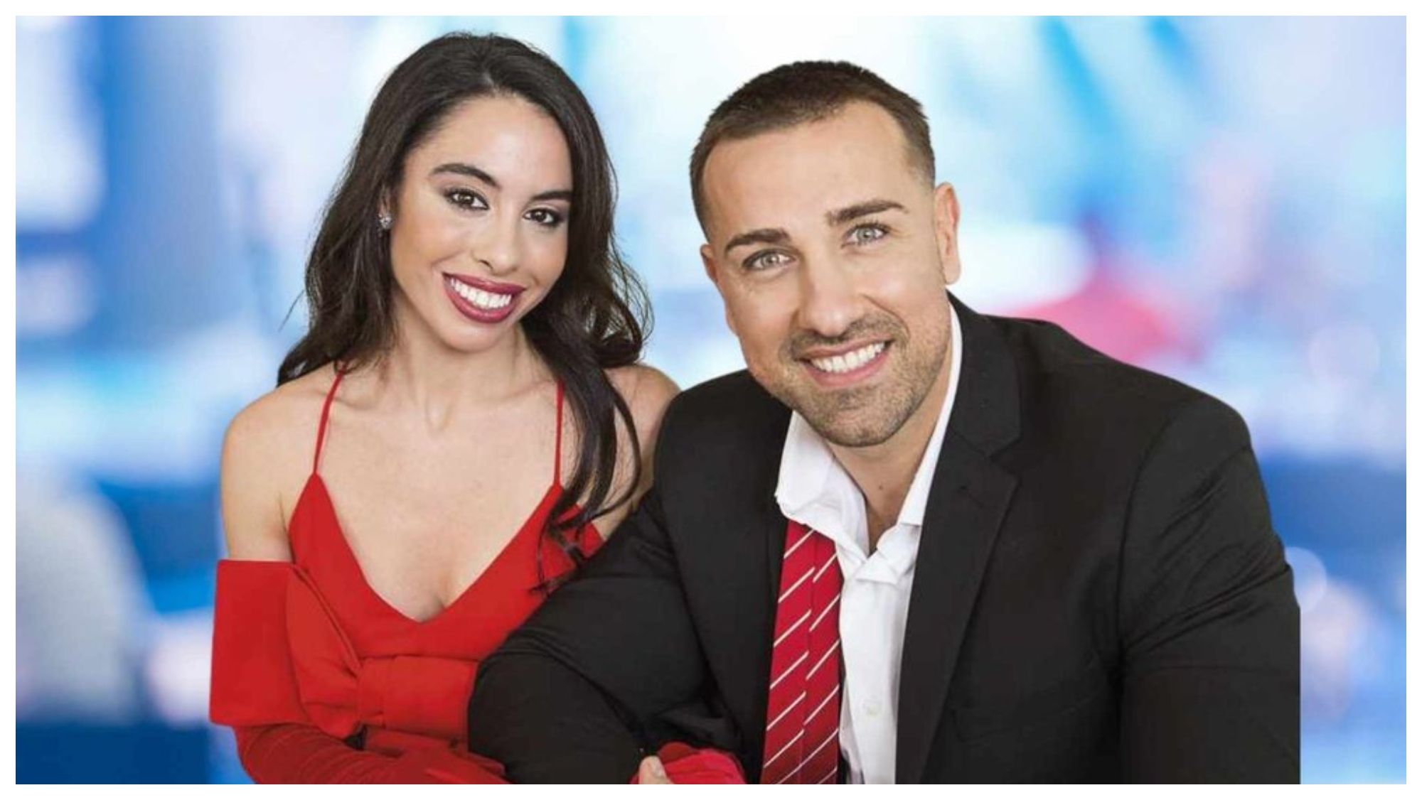 Rafa Mora y su novia