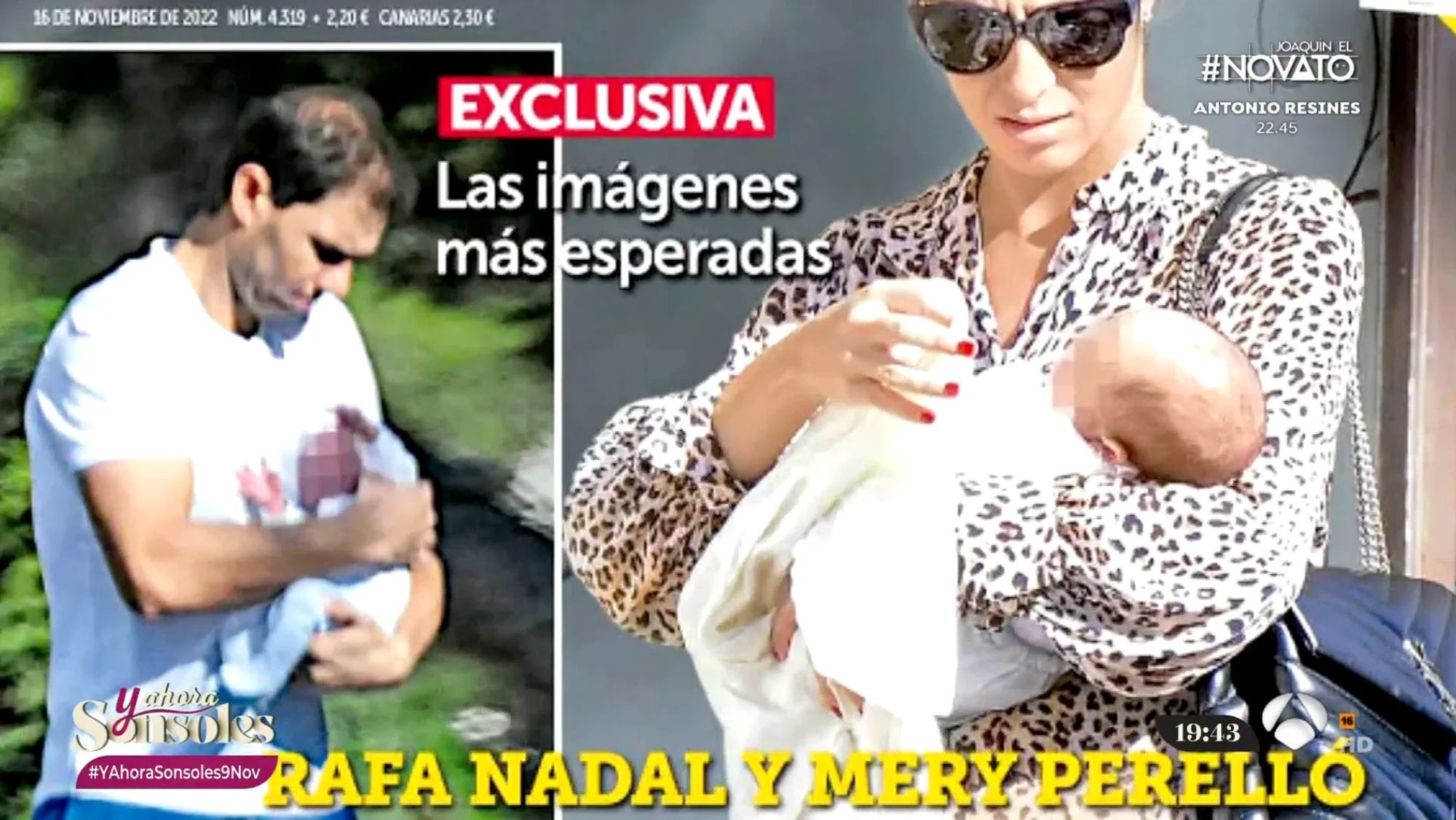 Primeras imágenes del hijo de Rafa Nadal y Mery Perelló
