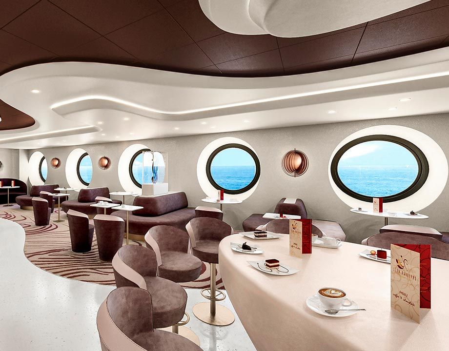 Zonas comunes del MSC World Europa Zonas comunes del MSC World Europa
