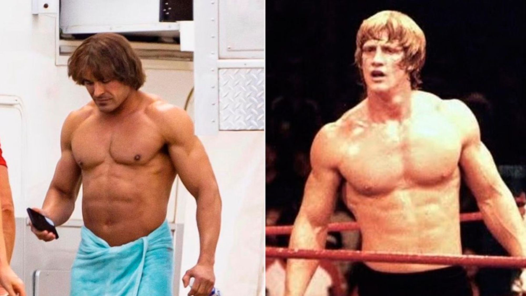 Zac Efron como Kevin von Erich Zac Efron como Kevin von Erich