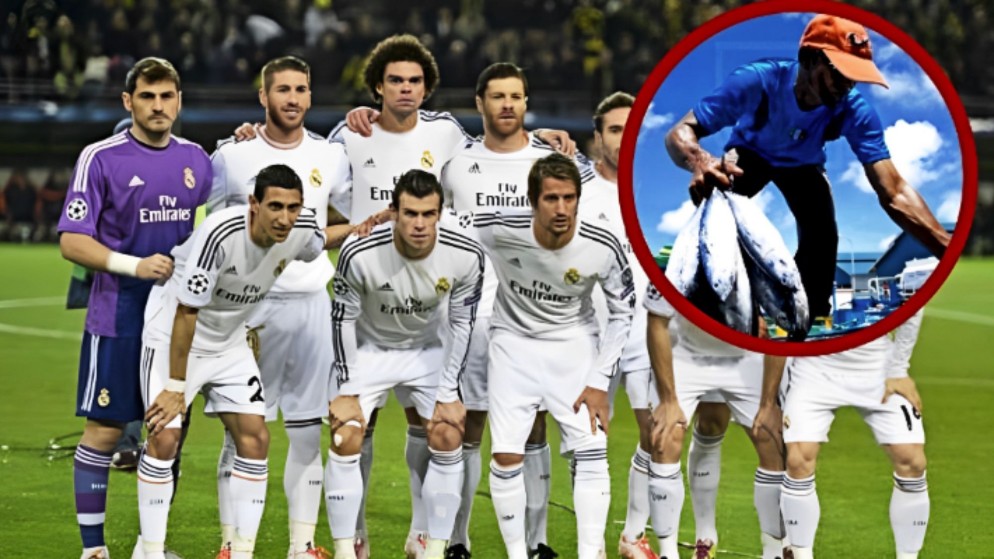 De ganar Champions con el Real Madrid... a la pesca: el presente más. bestia de un madridista