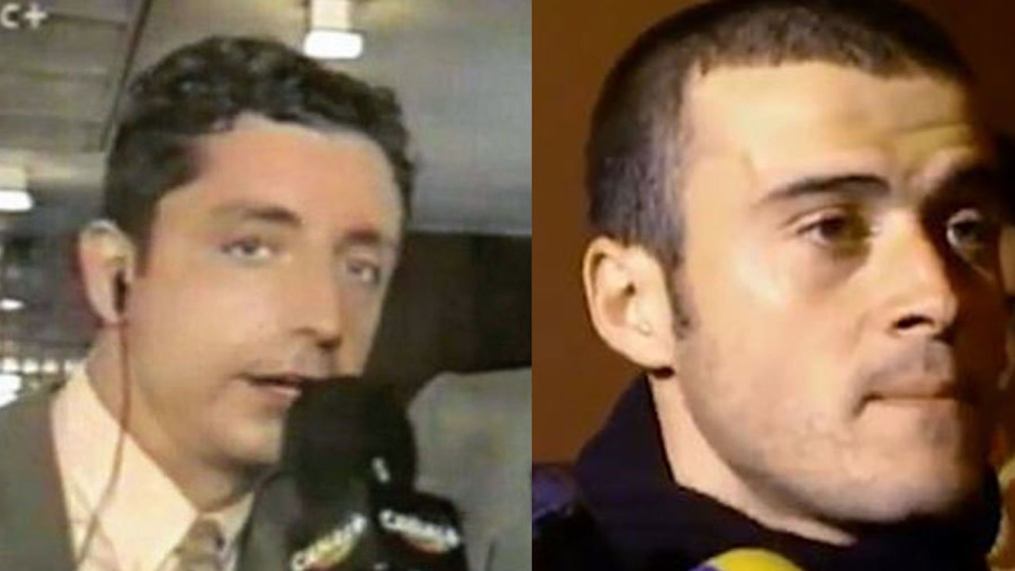 Pedrerol y Luis Enrique en la entrevista Pedrerol y Luis Enrique en la entrevista