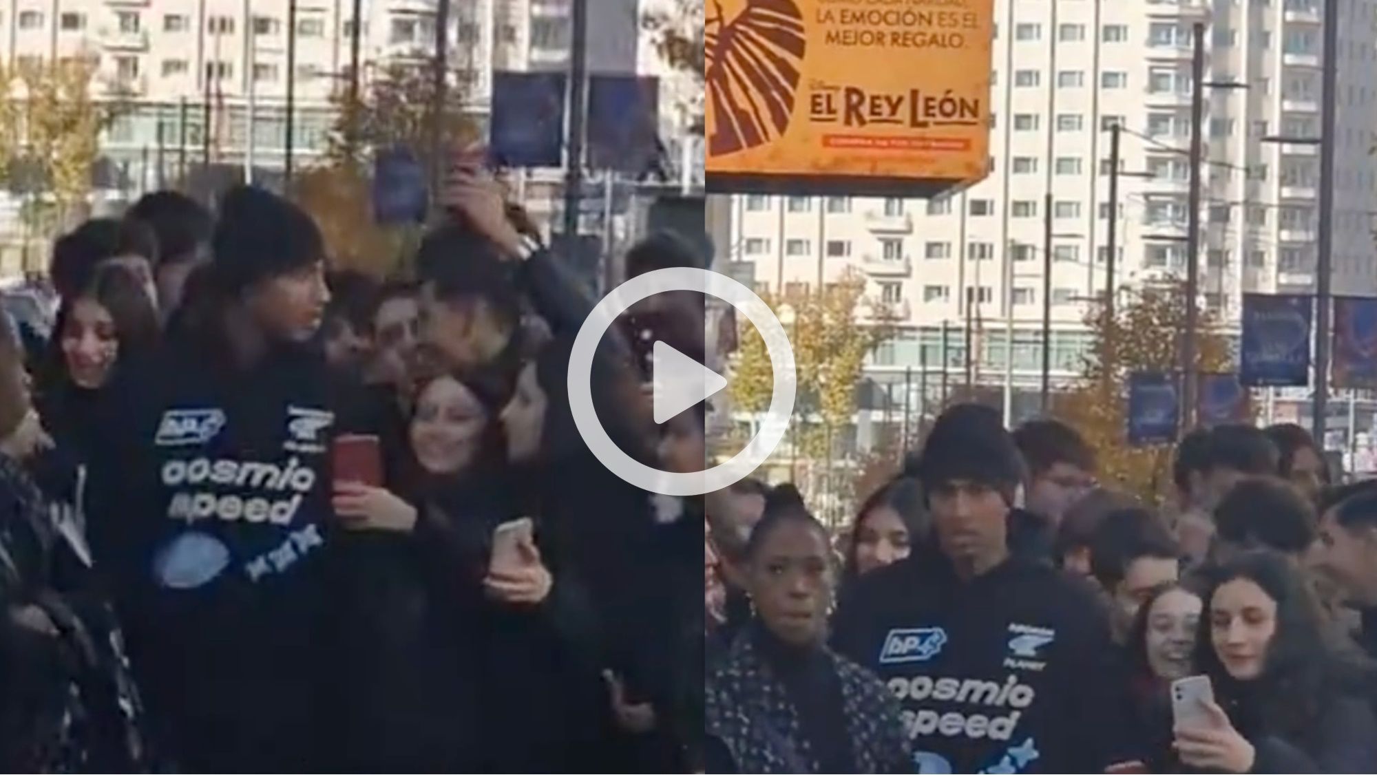 Bellingham la lía en pleno centro de Madrid pillado y le vio todo el mundo
