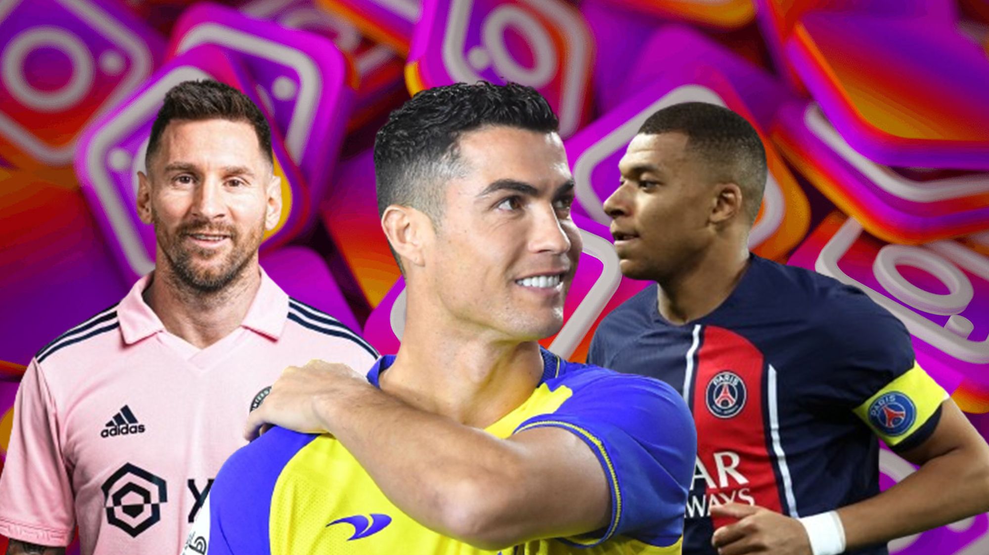 Los futbolistas con más seguidores del mundo: Cristiano Ronaldo supera a Messi y Mbappé