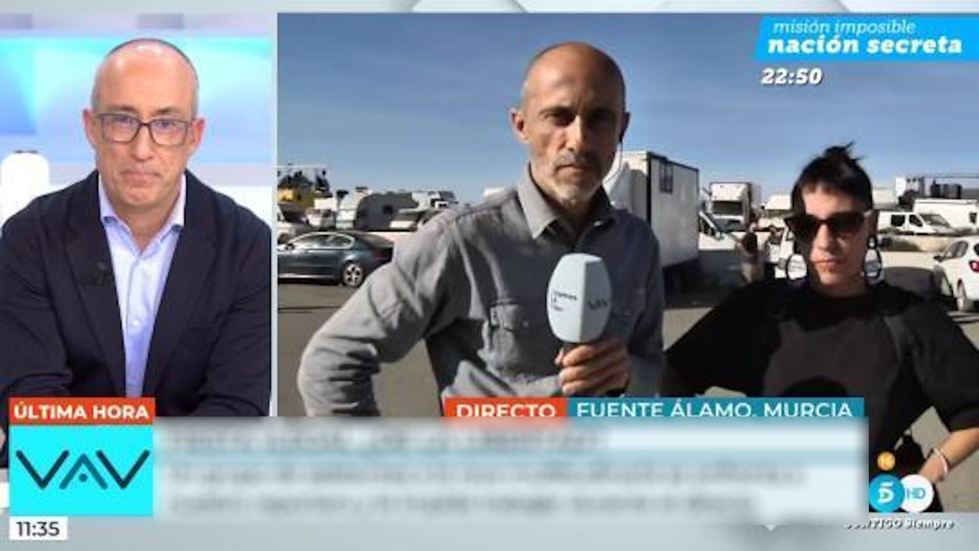 Un reportero de Telecinco, atacado por los asistentes a la rave de Murcia
