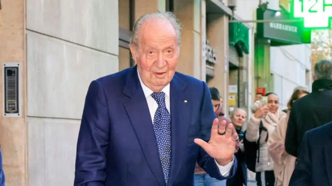 El Rey Juan Carlos estuvo en Madrid para la celebración del 60 cumpleaños de la Infanta Elena
