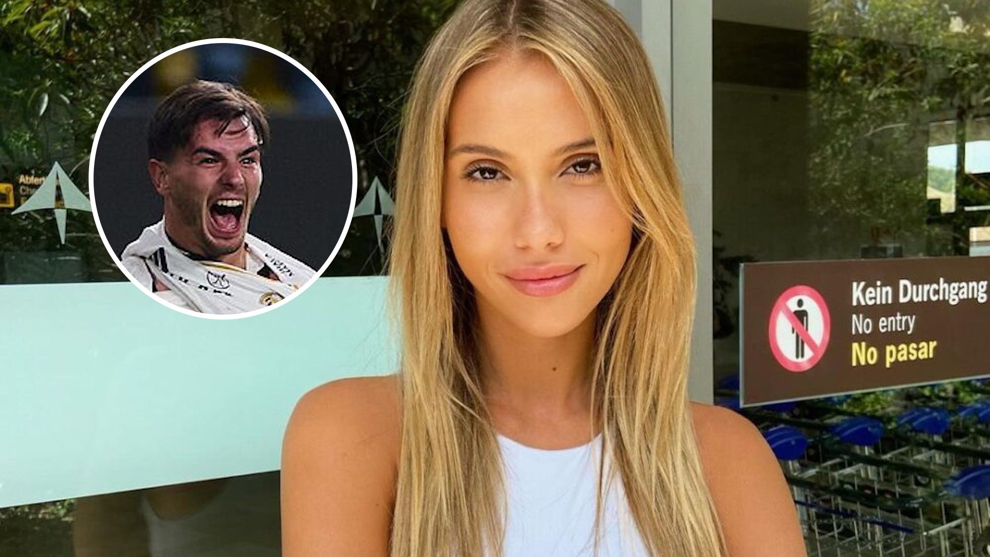 La novia de Brahim Díaz presume de chico tras su famoso gol