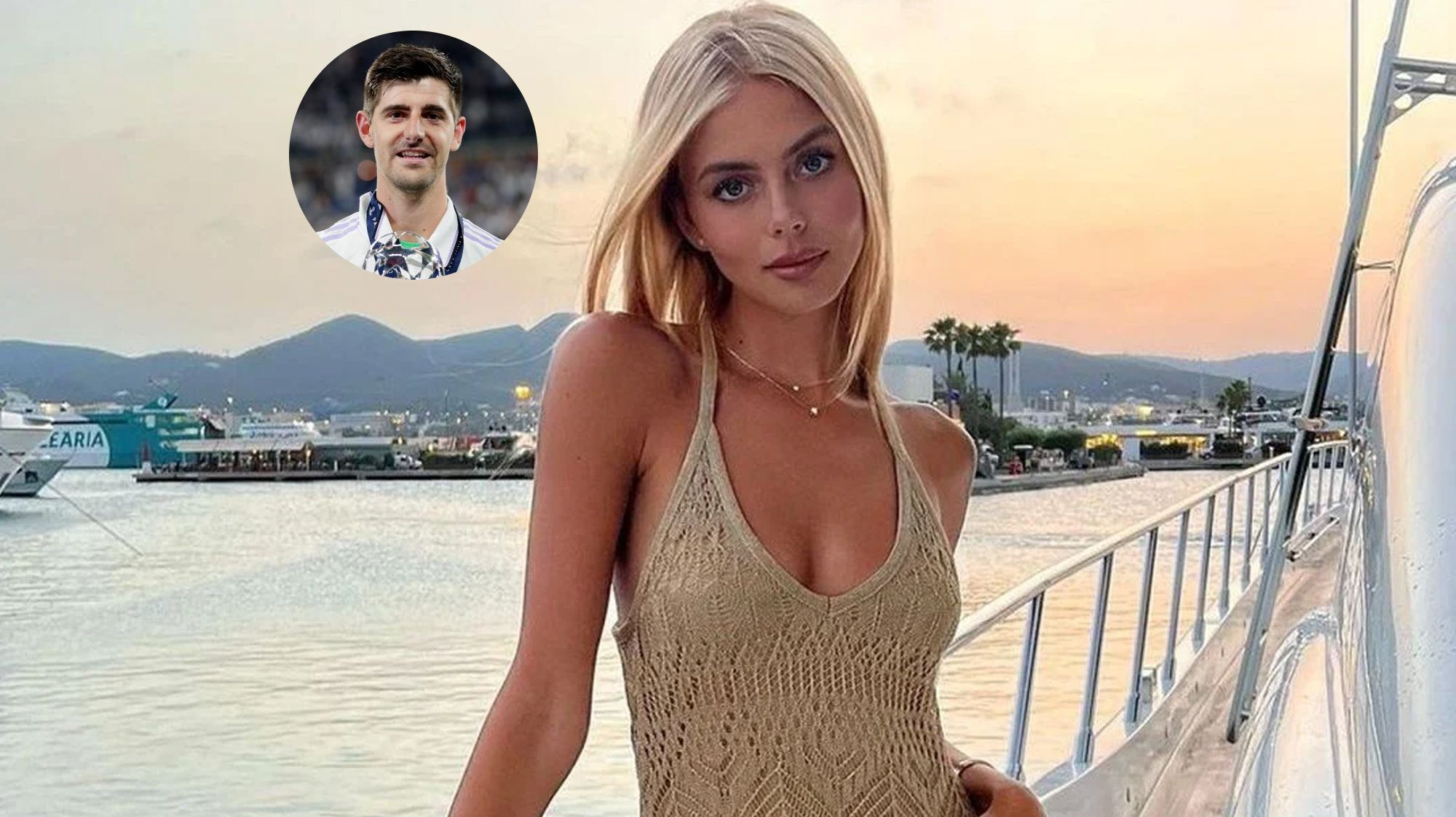 La mujer de Courtois enseña su tripita de embarazo por primera vez: su cuerpazo no cambia