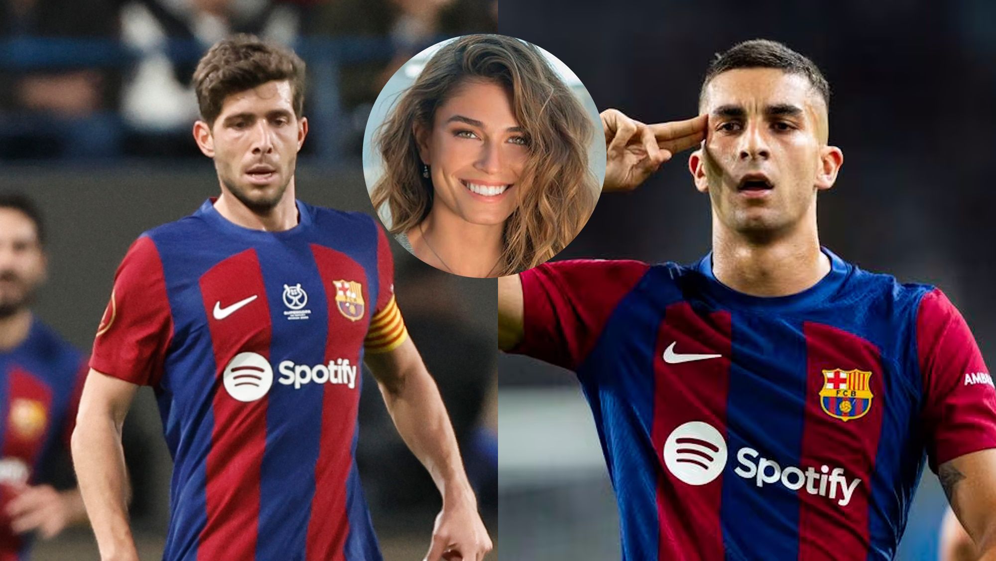 El vestuario del Barça, al rojo vivo la esposa de Sergi Roberto lanza un guiño a Ferran