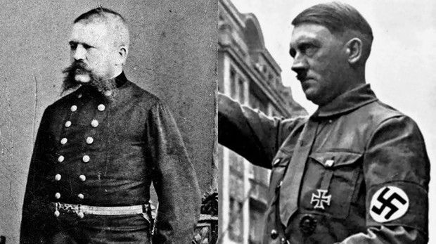 Alois Hitler y Adolf Hitler