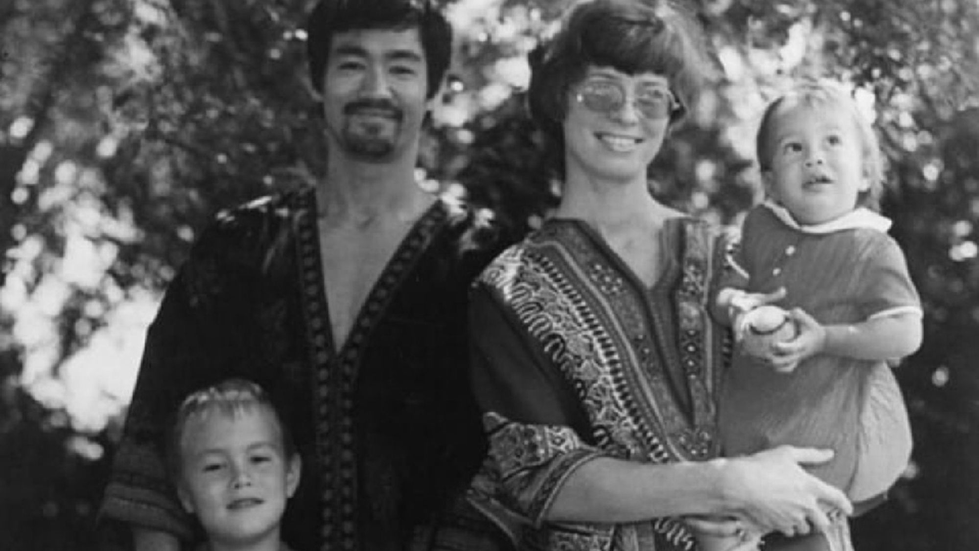 Bruce Lee y su famillia