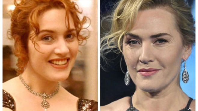 El antes y después de Kate Winslet (1) El antes y después de Kate Winslet (1)