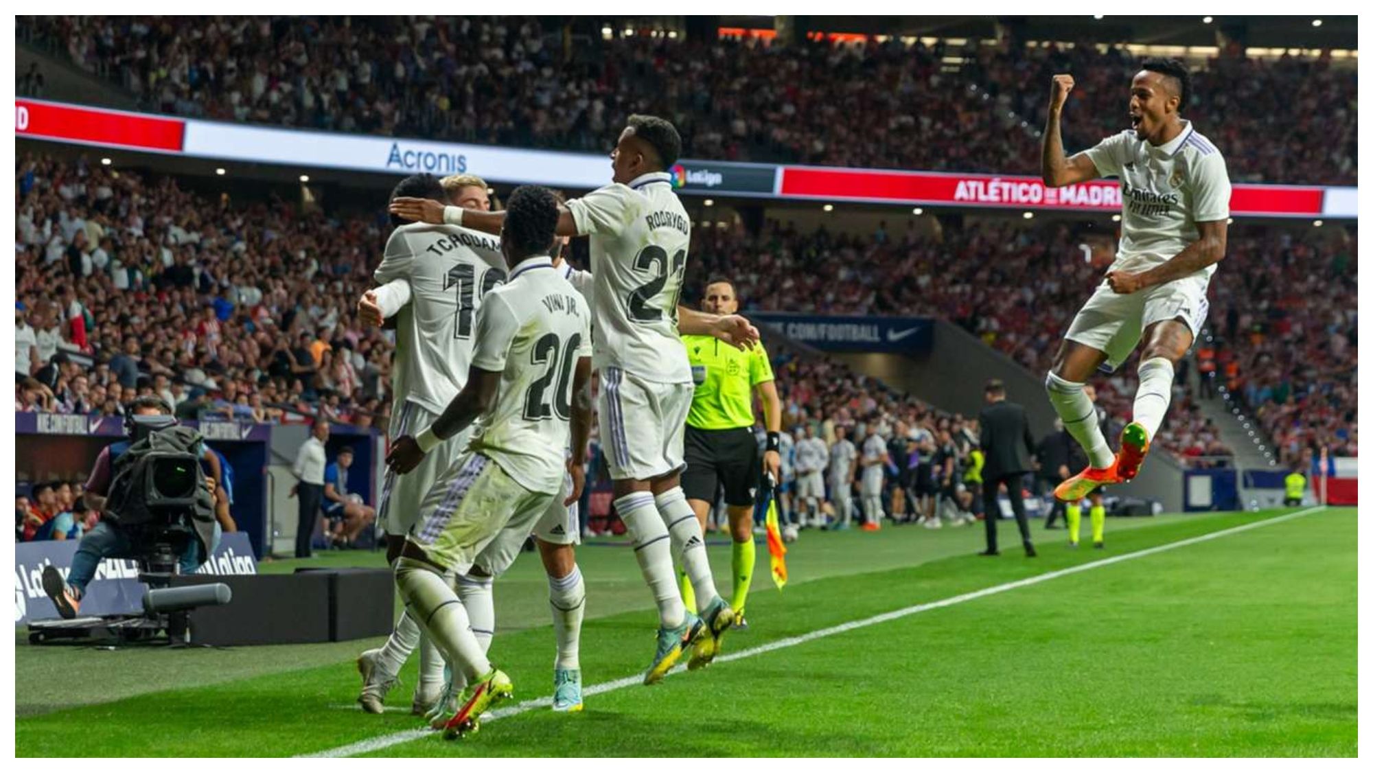 Varios jugadores del Real Madrid