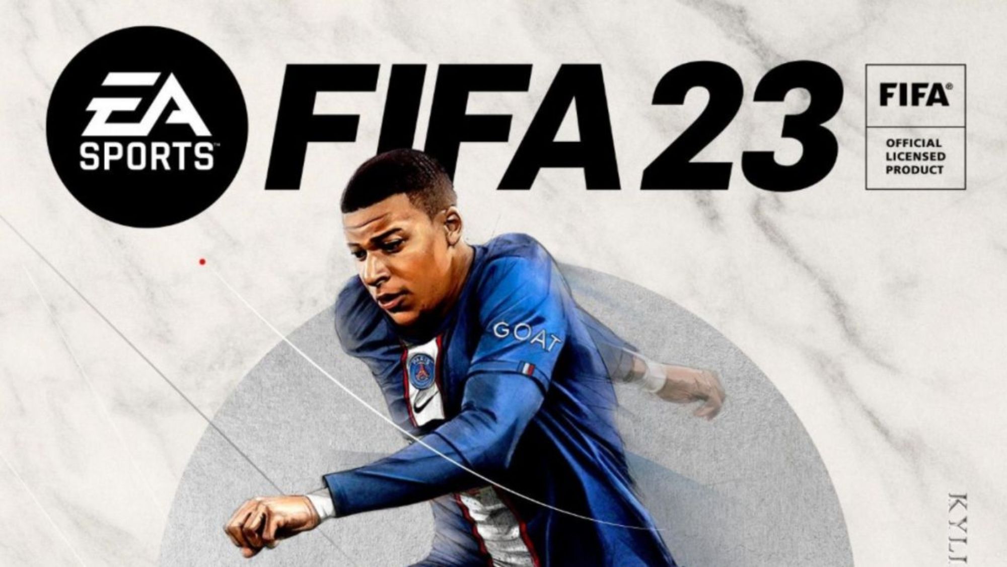 Portada FIFA 23 con Kylian Mbappé Portada FIFA 23 con Kylian Mbappé