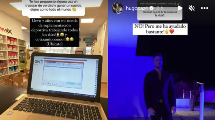 Publicación en Instagram de Hugo Paz Publicación en Instagram de Hugo Paz
