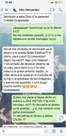 Conversación entre Kiko Y Chayo