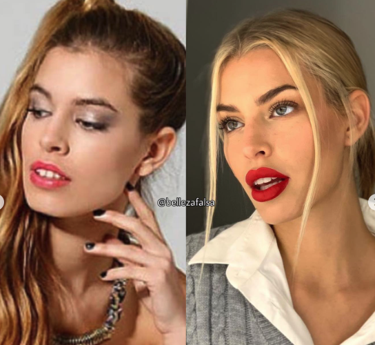 El antes y el después de Jessica Goicoechea El antes y el después de Jessica Goicoechea
