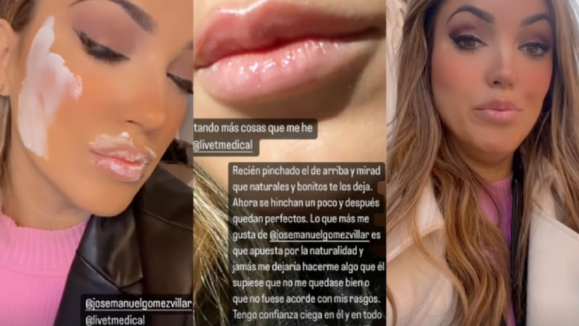 Capturas de la publicación de Marta Capturas de la publicación de Marta
