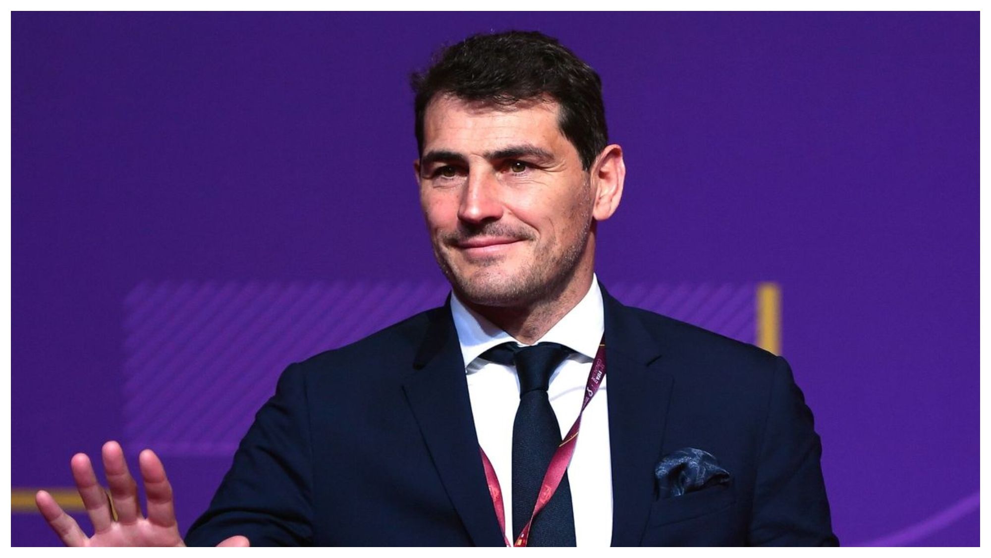 Iker Casillas en un evento Fifa