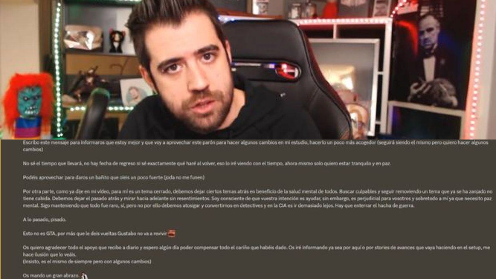 Comunicado de AuronPlay Comunicado de AuronPlay