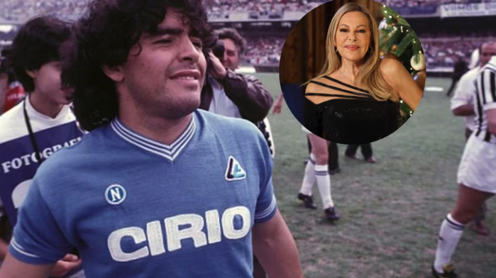 Maradona y Ana Obregón