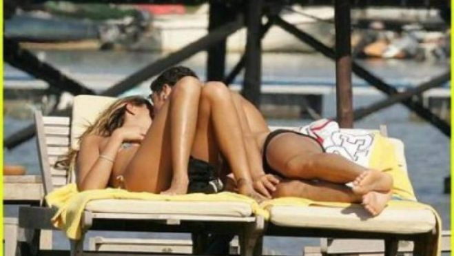 Cristiano de vacaciones junto a Merche Romero. Cristiano de vacaciones junto a Merche Romero.