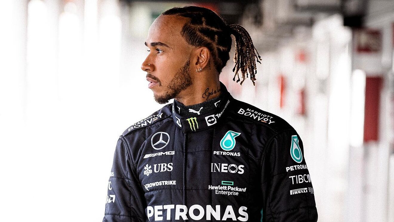 Lewis Hamilton antes de una carrera de F1