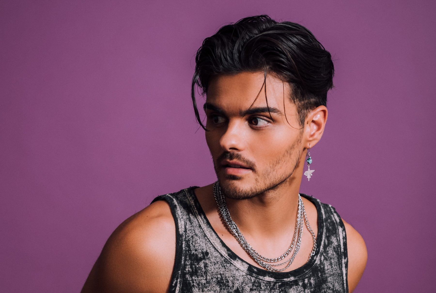 Abraham Mateo en un reportaje