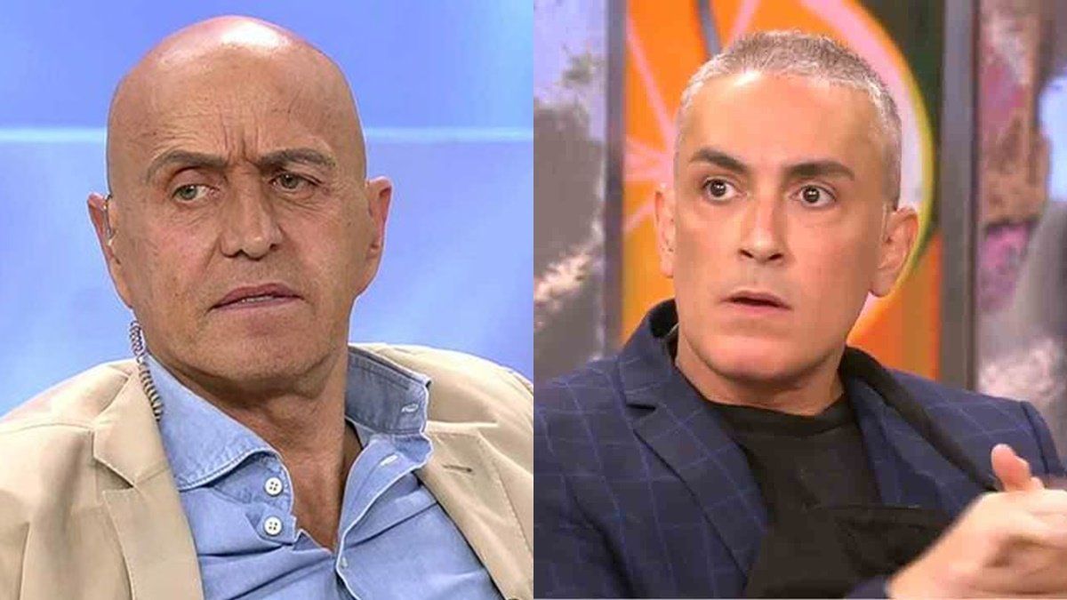 Kiko Matamoros y Kike Hernández en Sálvame Kiko Matamoros y Kike Hernández en Sálvame